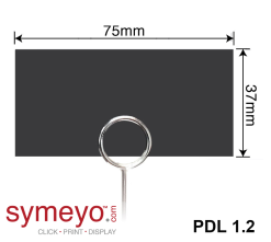 product display card label