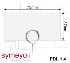 product display label card pdl 1.4