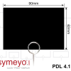 Symeyo PDL 4.1 blank display card for variable data overprint