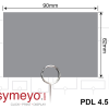 Symeyo PDL 4.6 product display card for overprinting
