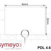 Symeyo PDL 4.6 blank display card for variable data overprint