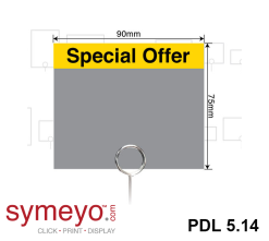product display label